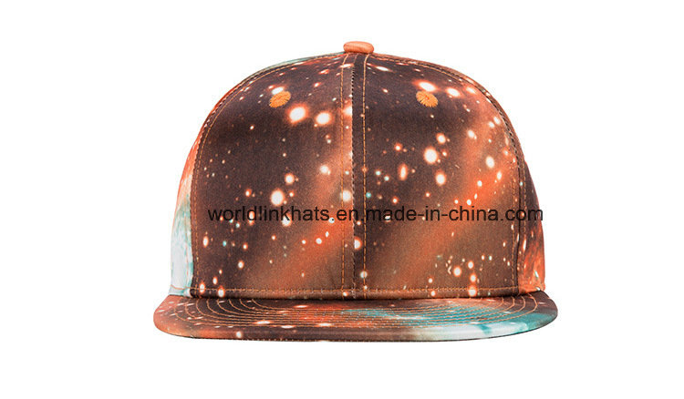 Custom Sublimation Colorful Printed Stars Snapback Cap