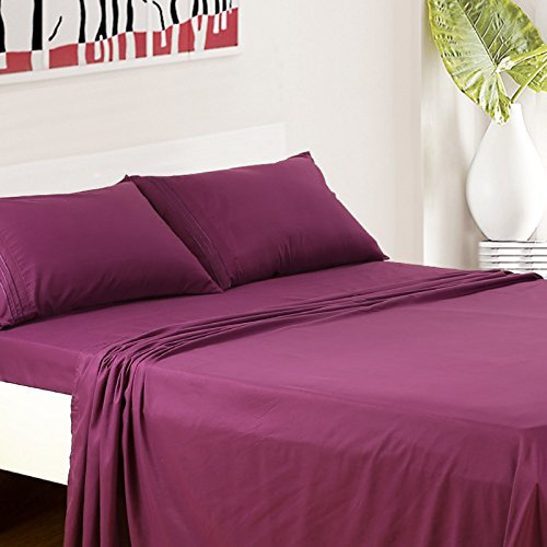 Luxurious Sheet Set Brushed Hypoallergenic Microfiber Bed Sheets