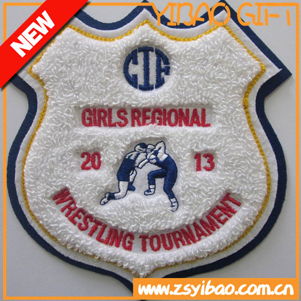 Custom Heat Border Embroidery Woven Badge, Patches / Embroidery Patch (YB-WB-427)