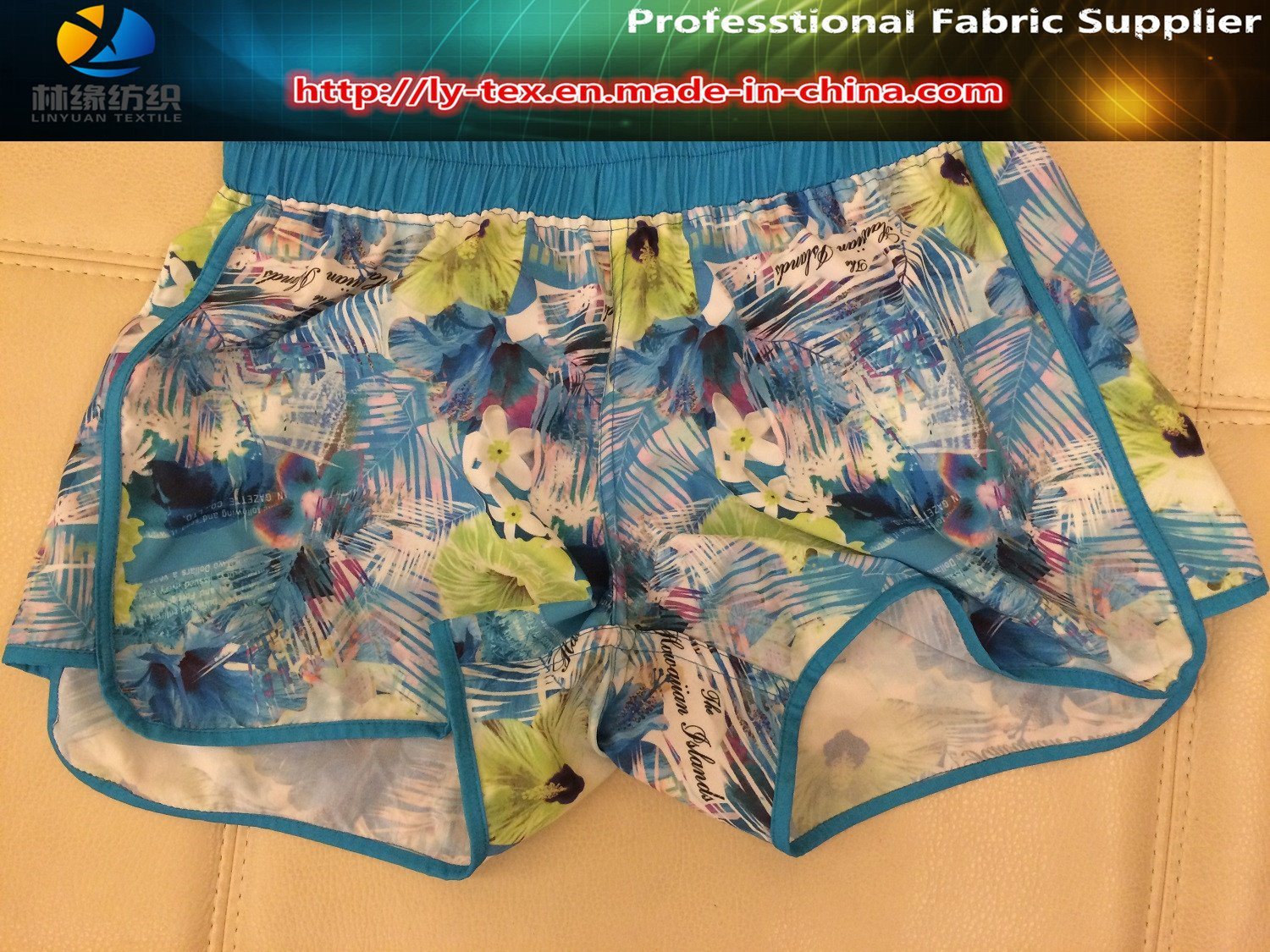 75D 4 Way Stretch Printing Fabric, 100%Polyester Spandex Fabric