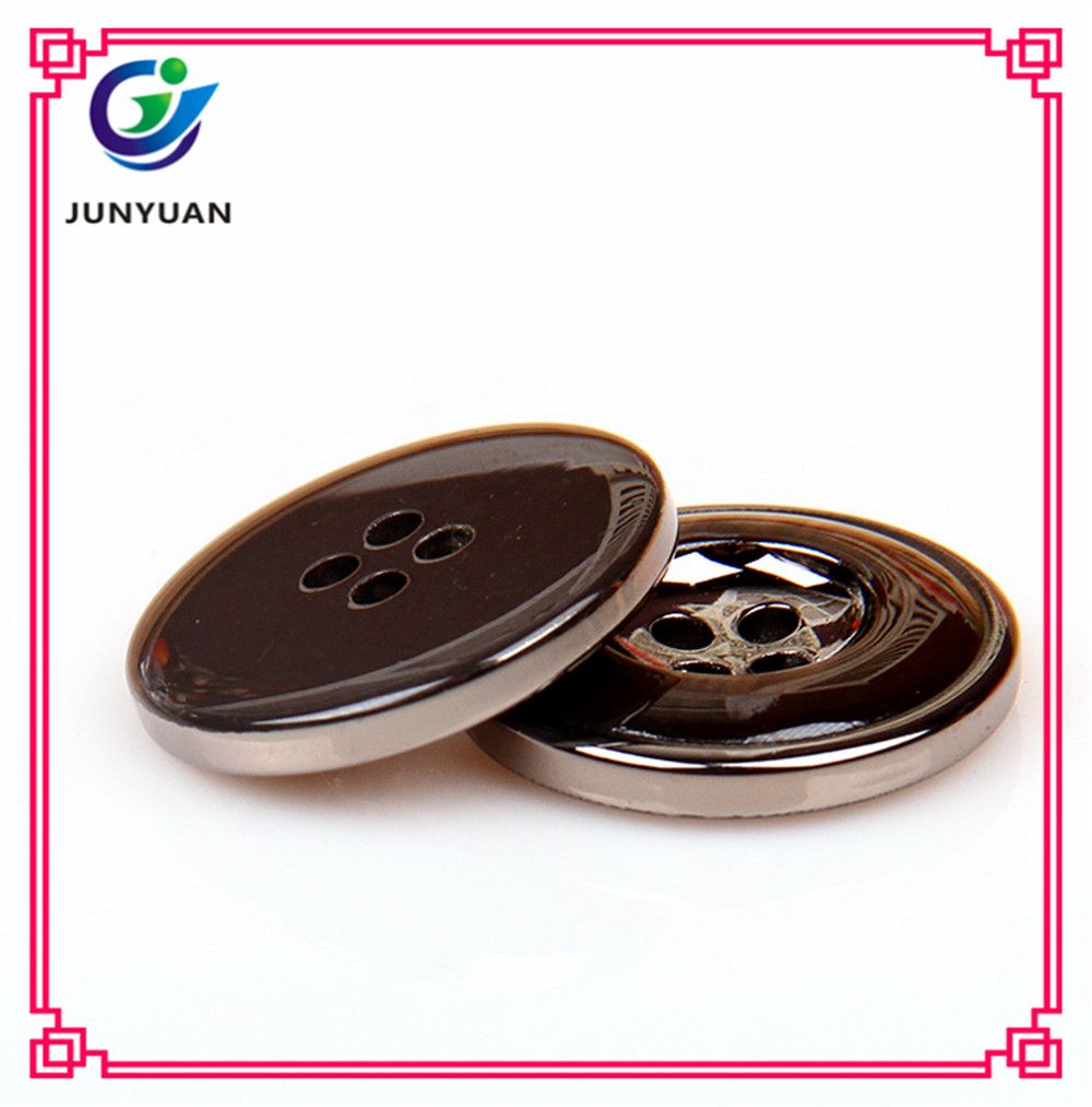 Fashion Resin Button UV Plating Garment Button