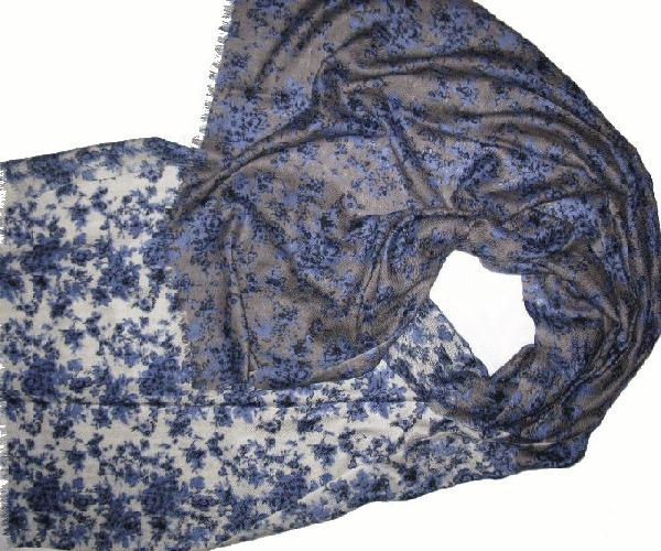 100% Wool Ab Holes Printed Shawls