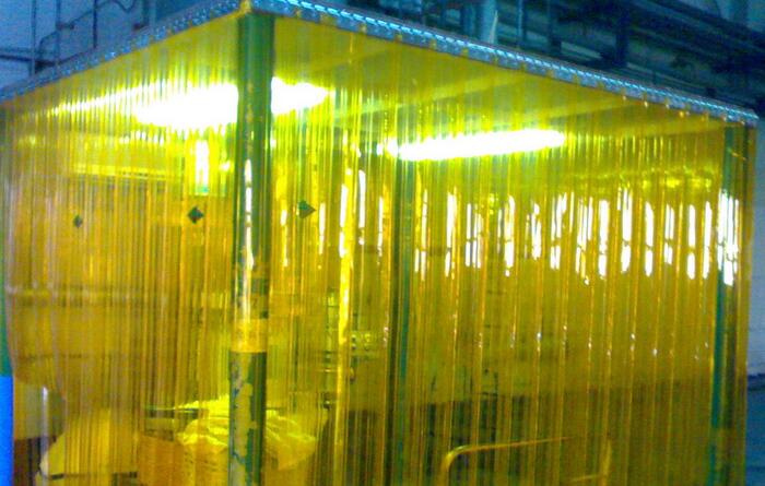 Soft PVC Door Curtain/PVC Curtains of Ribbed Surface