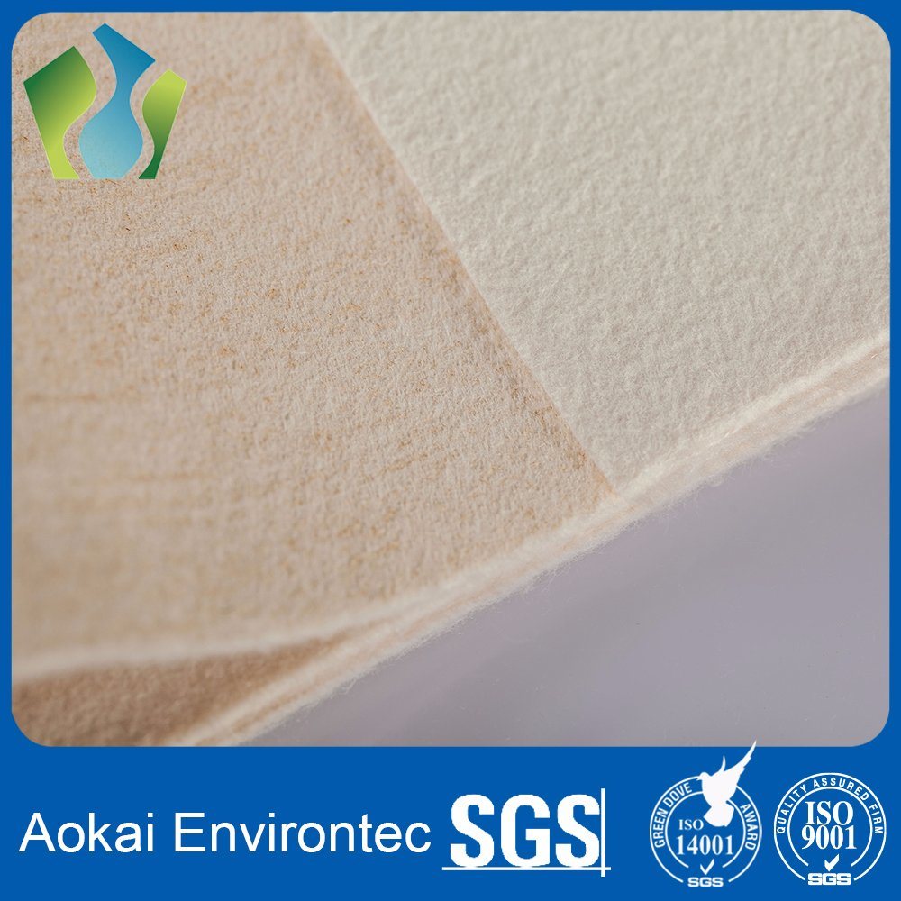 Industrial Non Woven Fabric Dust Bag Filters Nomex / Aramid / Metamax