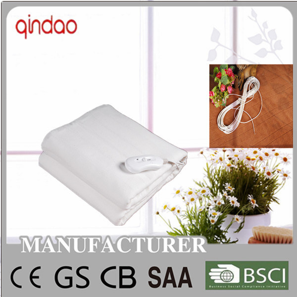 100% Polyester Electric Heating Blanket with Ce GS