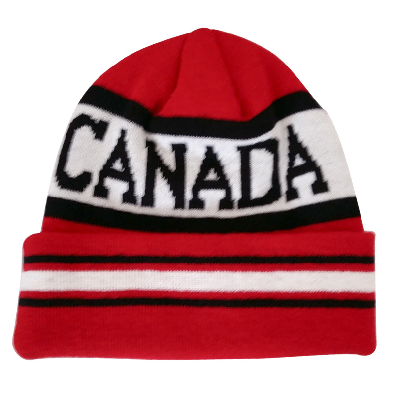 Custom Knitted Hat with Knitted in Logo NTD015