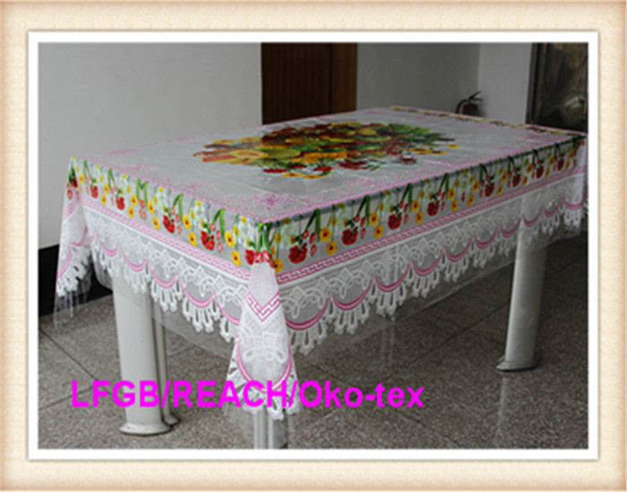 New Design PVC Transparent Tablecloth Wholesale