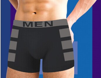 Seamless Polyester Men Boxer Underwear