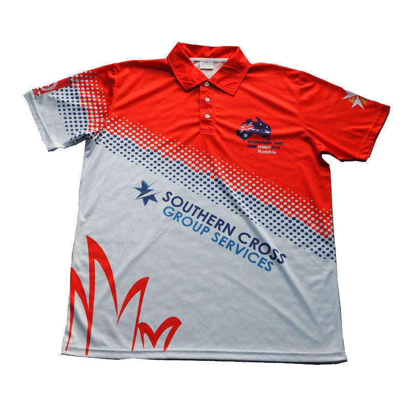 Polyester T Shirt Polo Shirt with Good Design