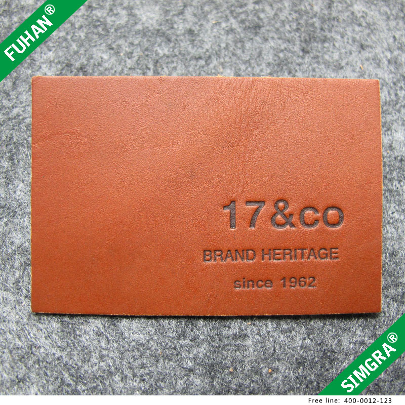 Custom Genuine Leather Label for Jeans