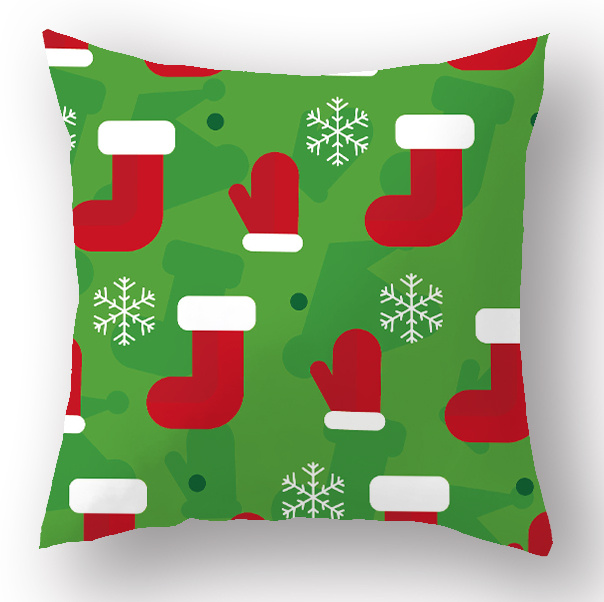 Cheap Decorative Christmas Design Printed in Pillow Covers Decorative Cushions