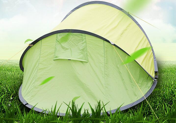 High Quality Automatic Jumping Ship Type Green New Desaign Tent