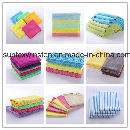 100% Polyester Microfiber Cleaning Towel