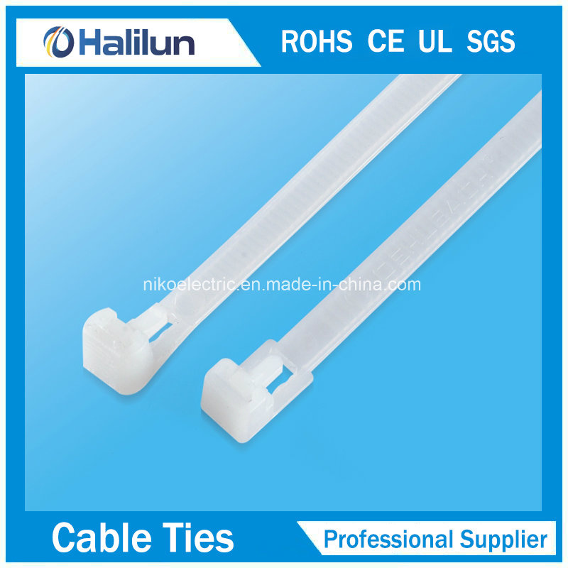 Releasable Nylon Zip Tie with Easy Assembled