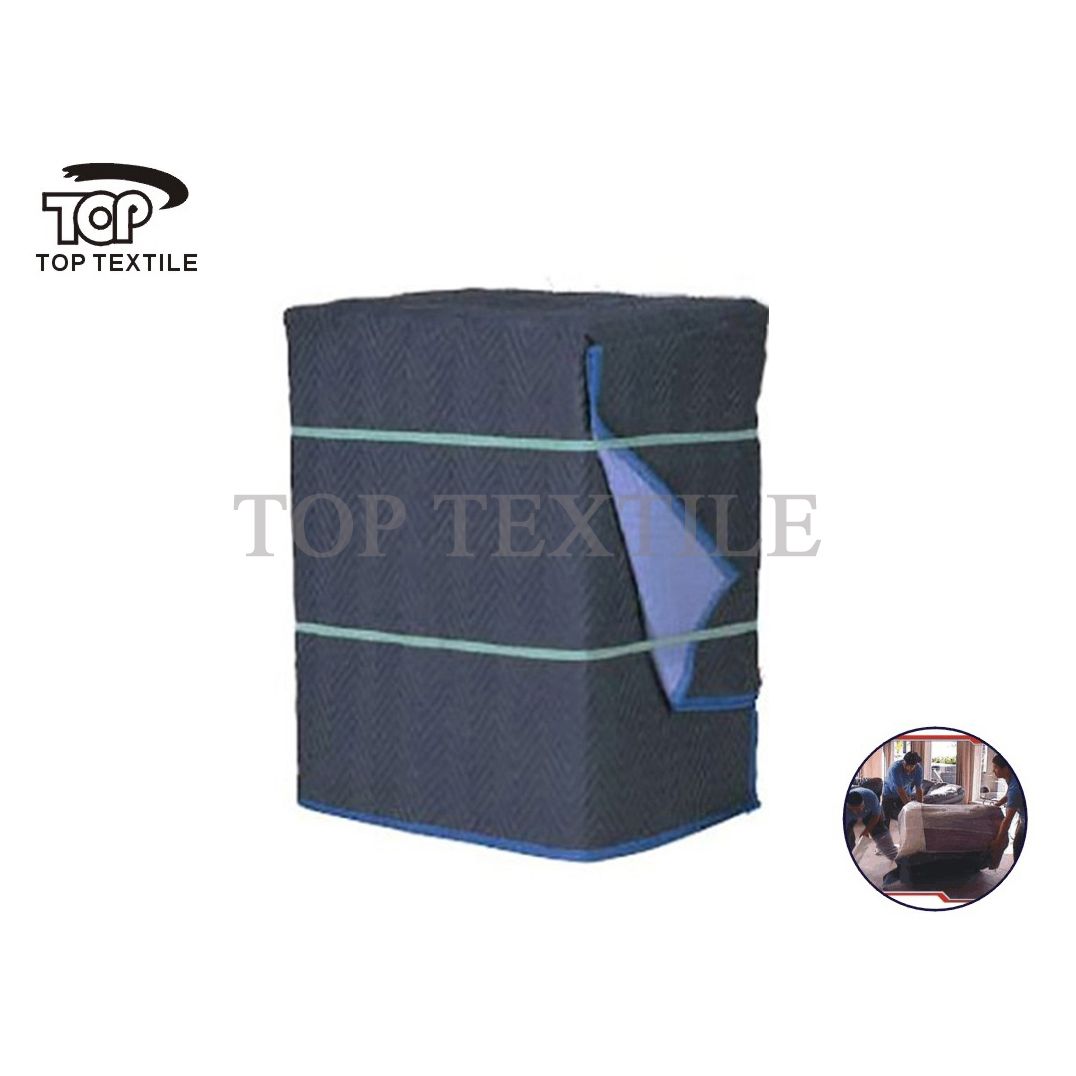 Moving Blankets With Magic Tape Straps For Hand Trucks