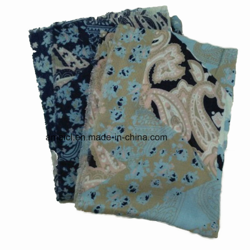 100% Acrylic Printed Scarf Multiple Colours Customized Design Stole for Ladies (ABF22004003)