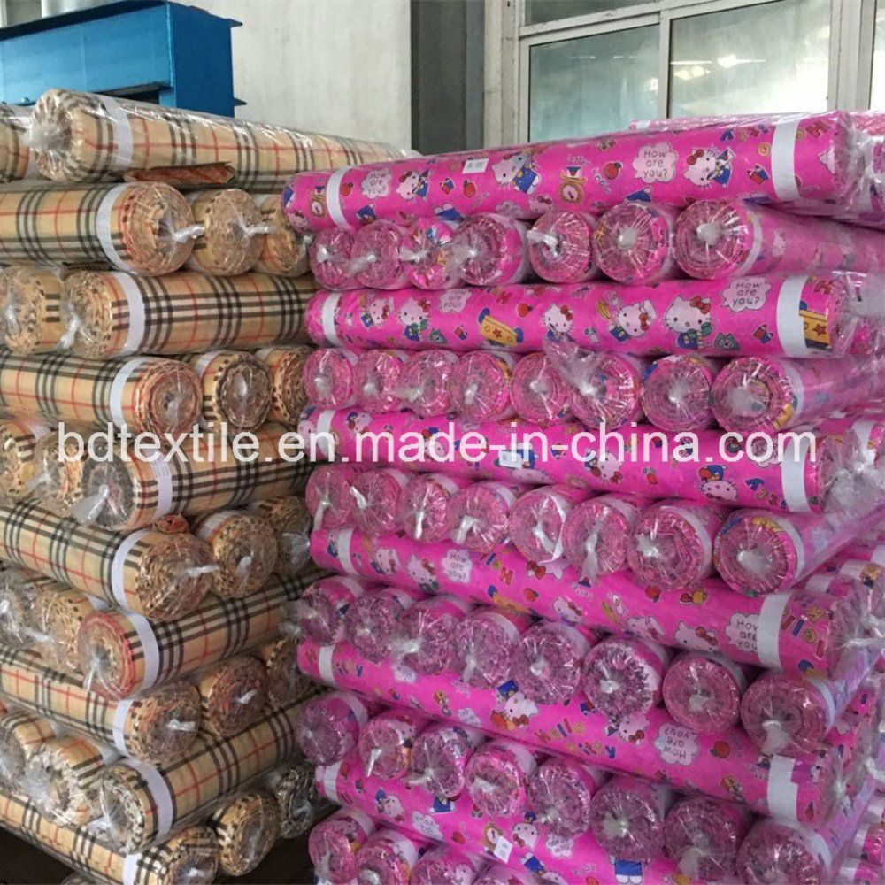 100% Polyester Brushed Pigment Printed Fabric