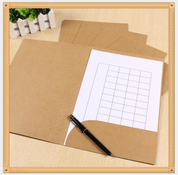 Brown Kraft Paper A4 Document Folder