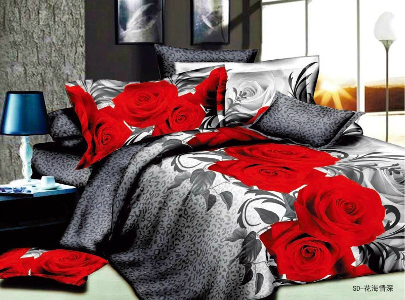 Cheap New Design High Quality 3D Bedding Set