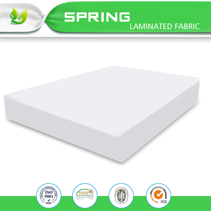 100% Polyester Smooth Waterproof Mattress Cover for Bed Bug