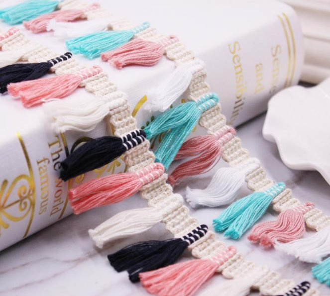 Fashion Broom Tassel Lace Fringe for Decoration