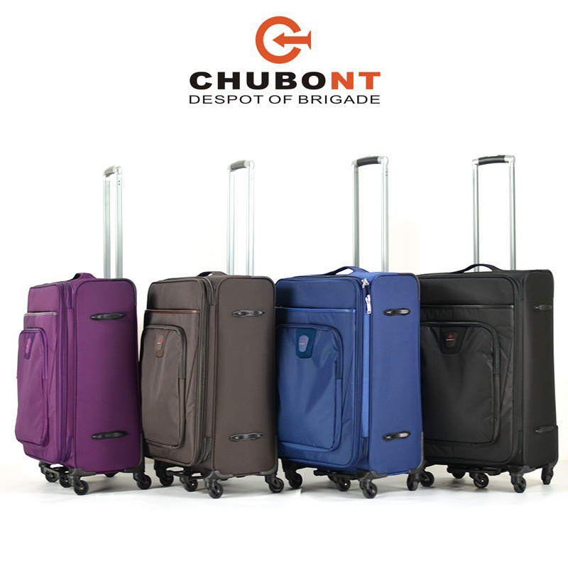 Chubont Supper Light 5 Wheels Tsa Lock Double Zipper Luggage