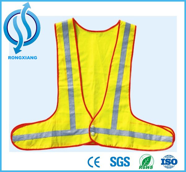 100GSM High Visible Reflective Road Vests with Two Tapes