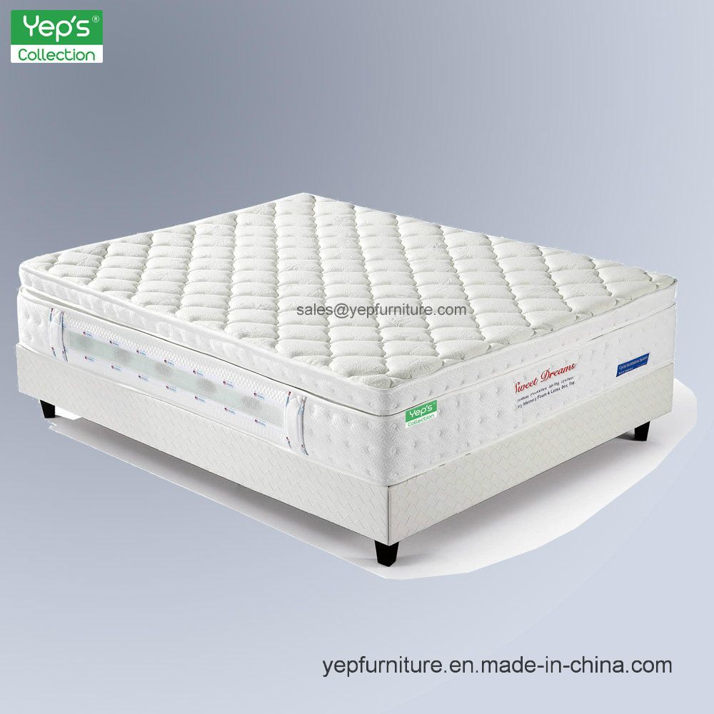 Plush Individual Pocket Spring with Visco Foam and Latex Mattress (HP101)