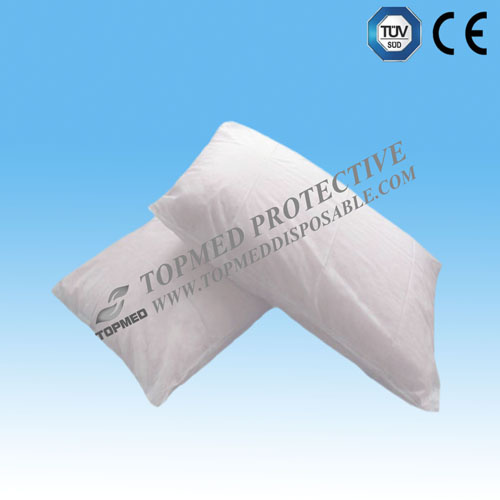 Nonwoven Disposable Pillow Case, Plastic Paper Pillow Case Waterproof
