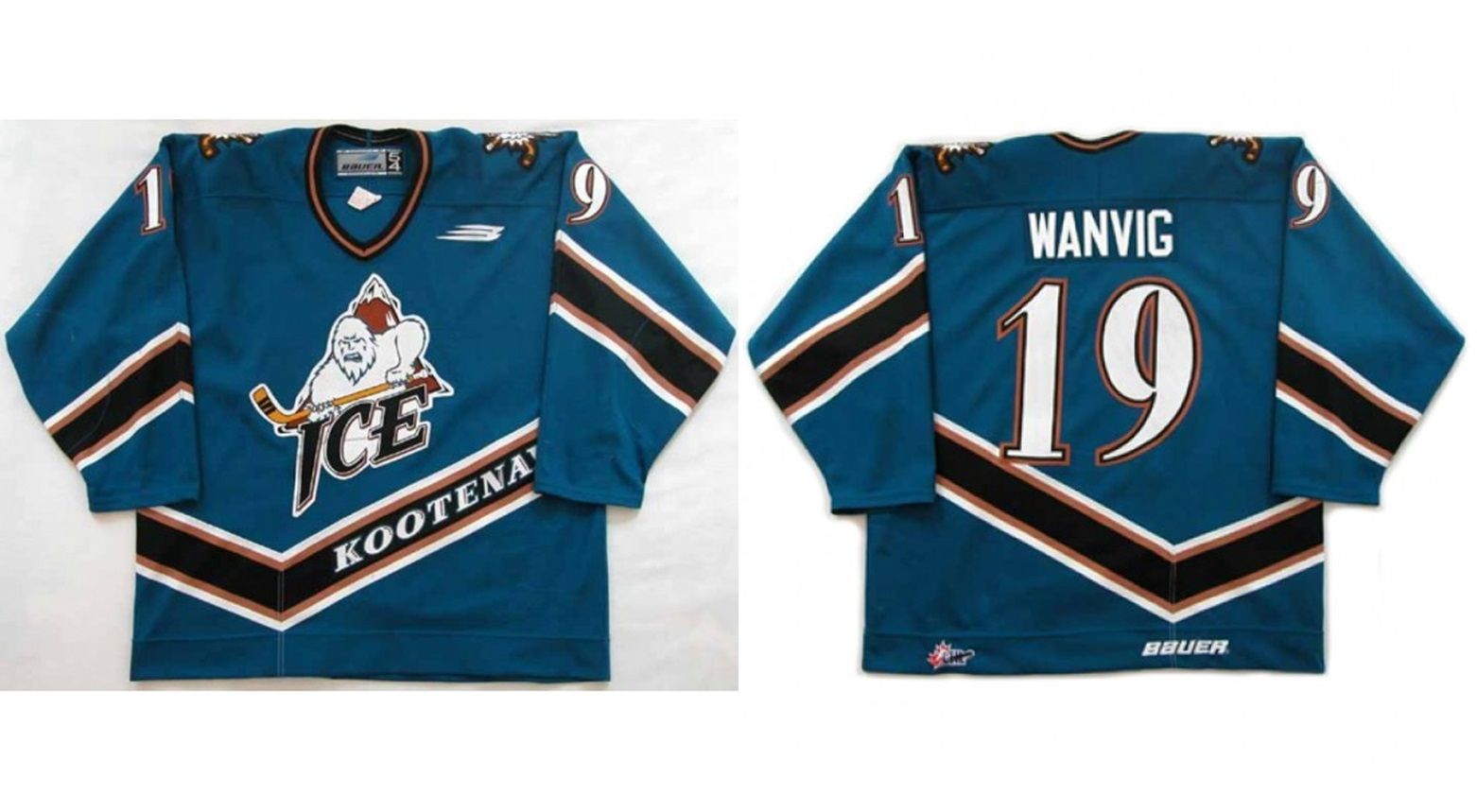 Whl Kootenay Kyle Wanvig 100% Stitched Goalit Cut Hockey Jerseys
