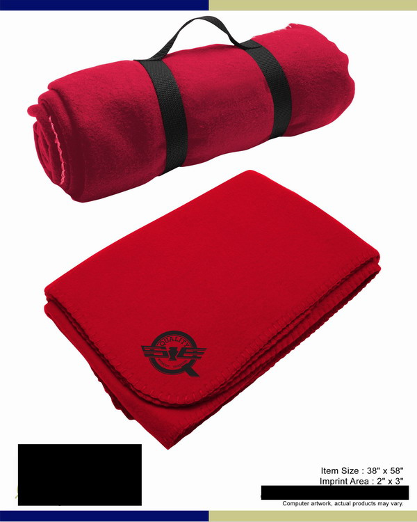 Solid Color Polar Fleece Gift Given Blanket (HRFB003)