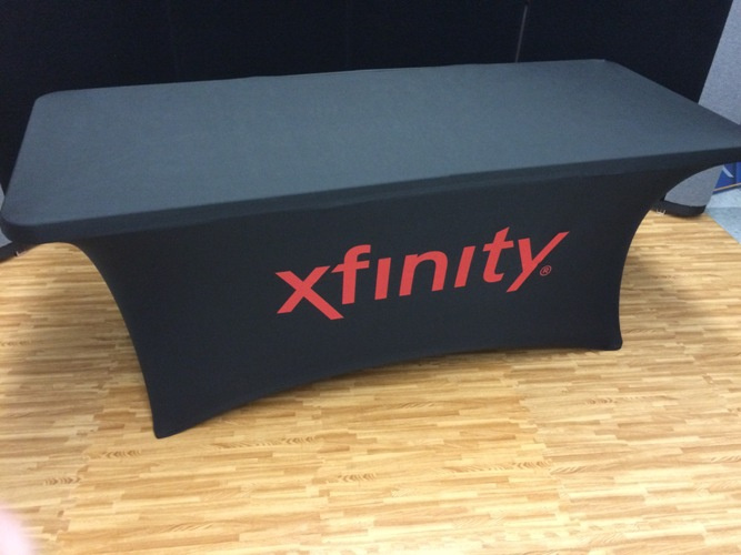 4 Feet Fitted Trade Show Display Table Cover