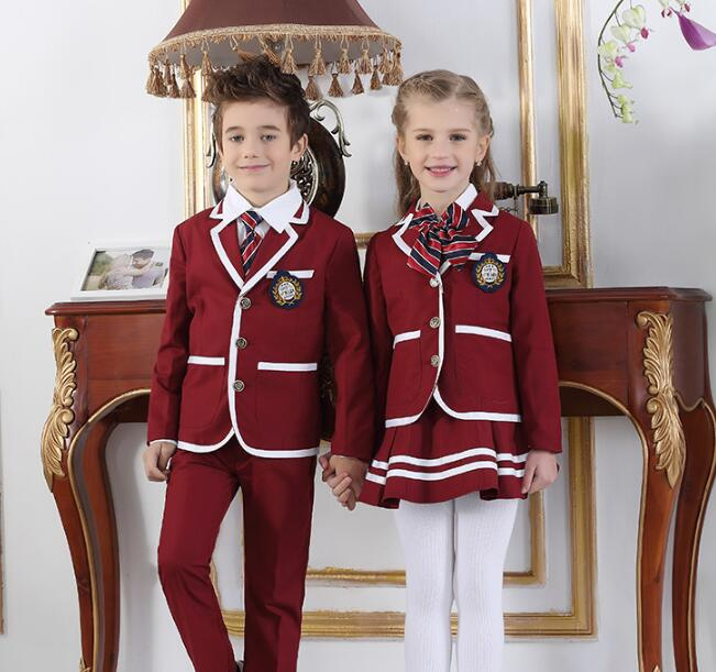 Factory Custom Cotton Fashion Clothes for Students' School Uniform