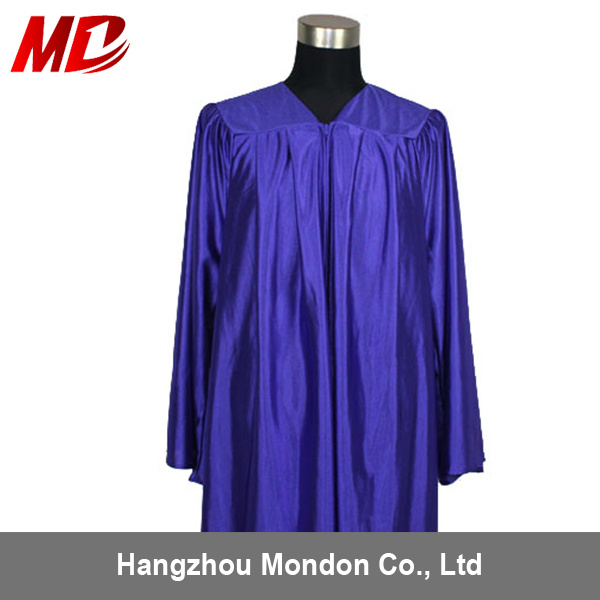 Purple Shiny Graduation Gown Hot Sale