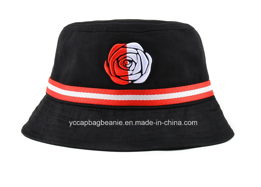 Custom Fashion Short Brim Cotton Bucket Hat
