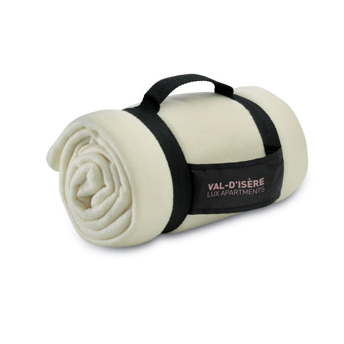 portable Fleece Blanket with Nylon Handle