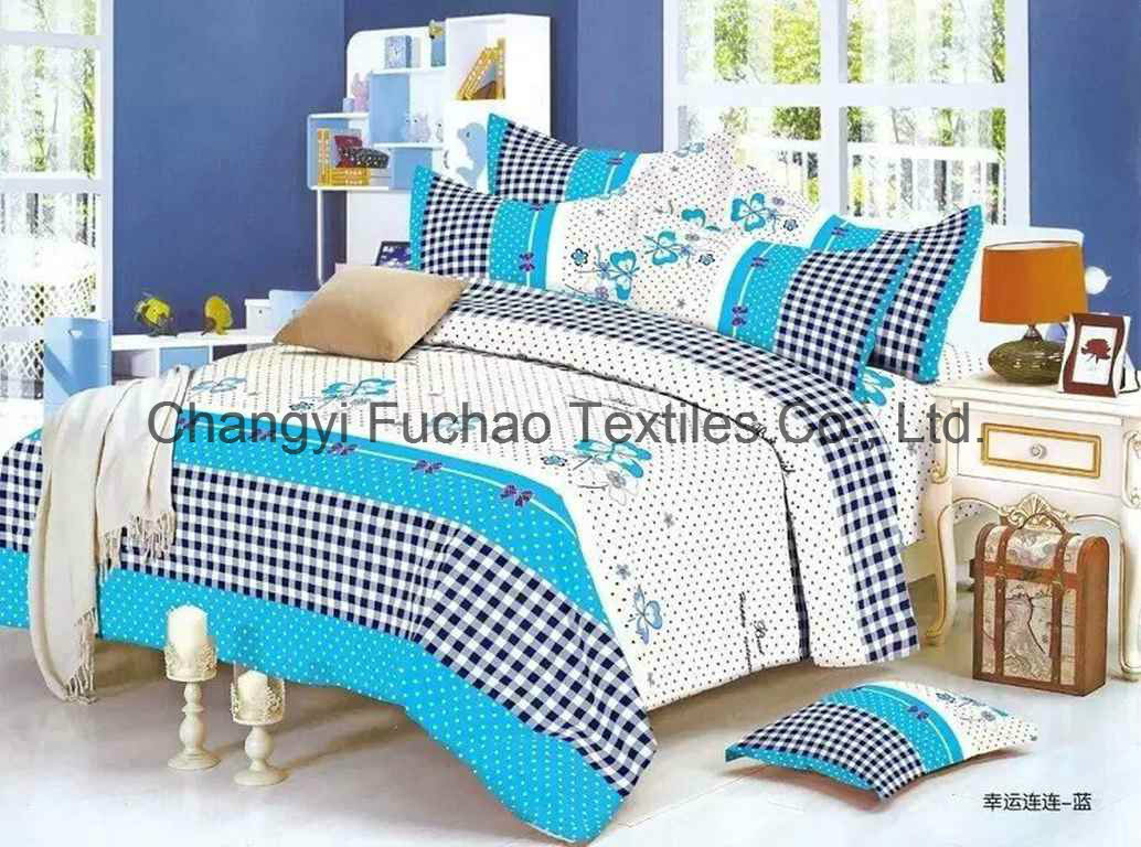 Wholesale Factory Cotton Material Bedding Set Bed Cover Sheet