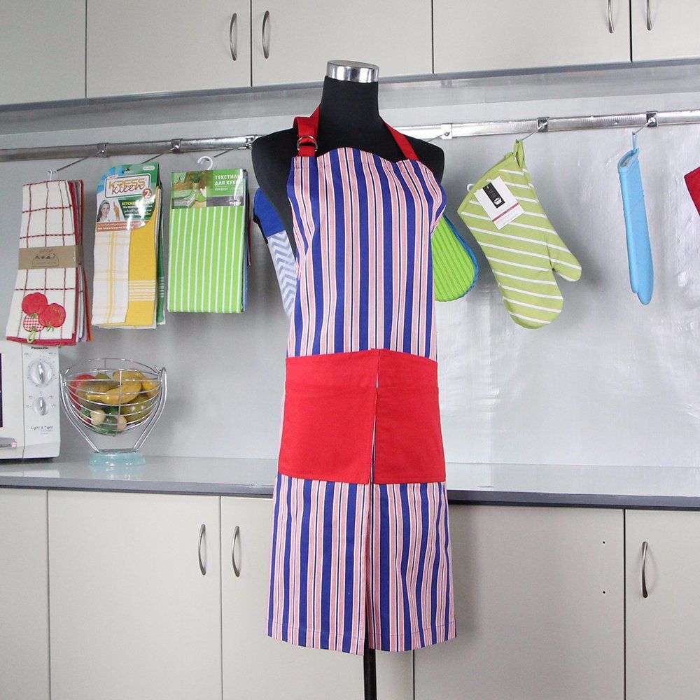 China Factory Customized Fancy Kitchenlong Bib Walmart Aprons for Women