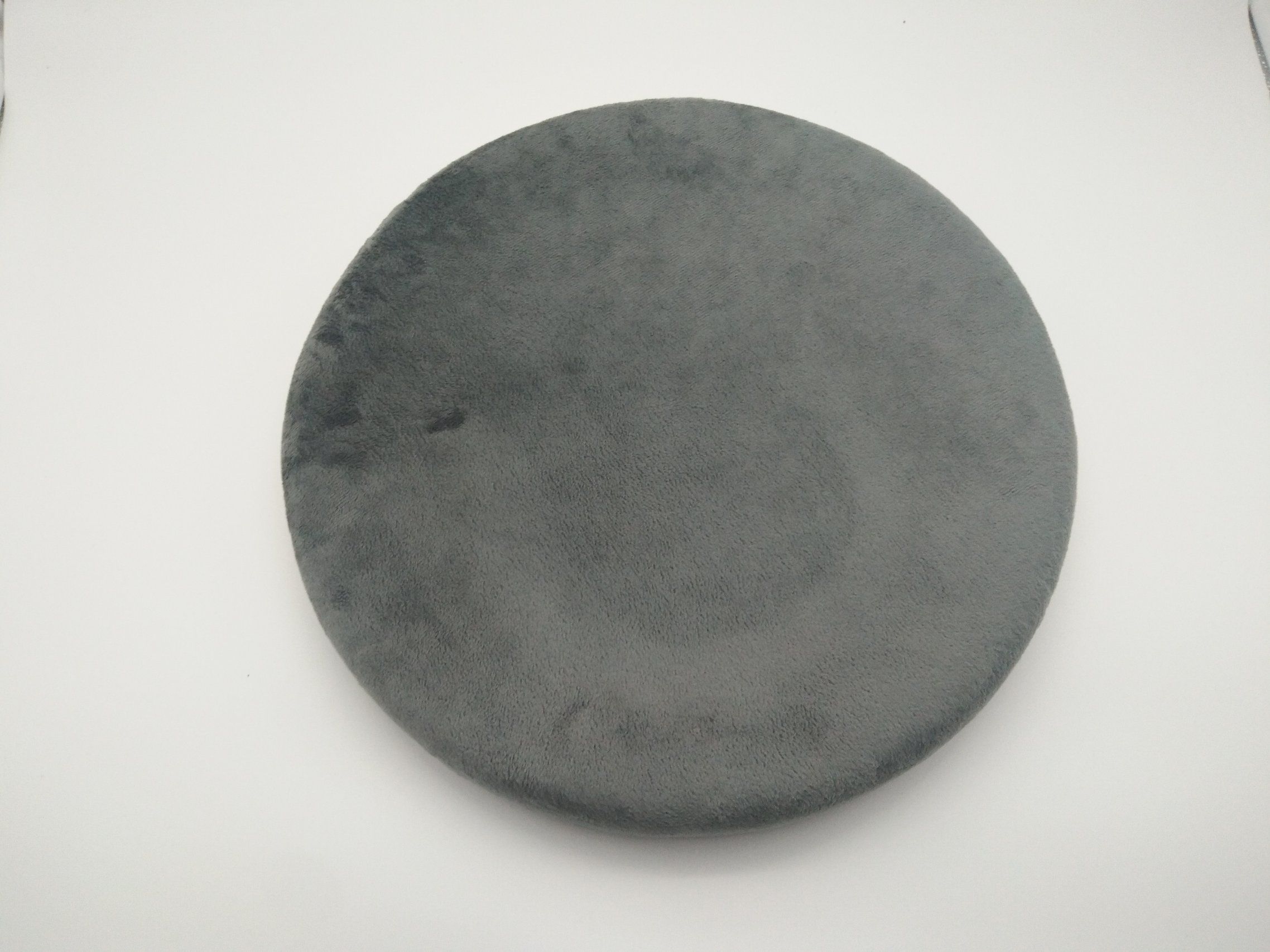360 Degree Medical Deluxe Swivel Seat Cushion Round Cushion Slow Rebound Memory Cotton Cushion Car Office Cushion Gray 40X40X5.5cm