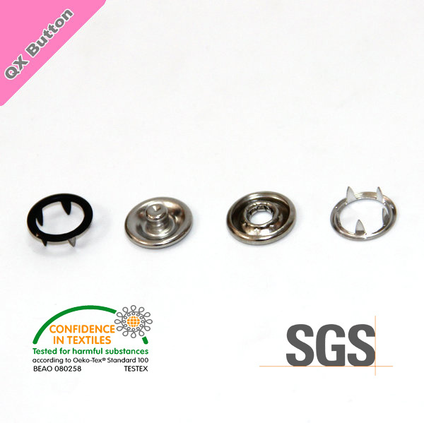 Diamond Cap Prong Snap Ring Button for Shirt