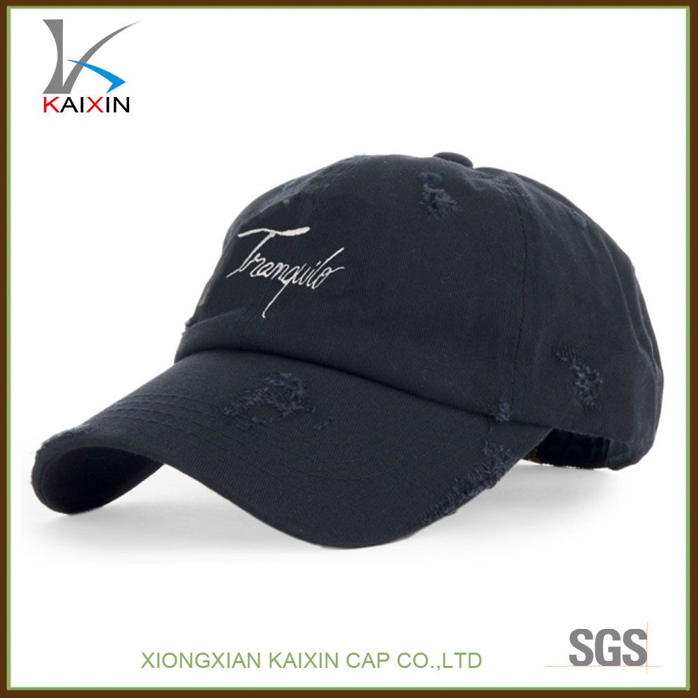 Plain Distressed Washed Worn-out Dad Hat Custom Baseball Caps