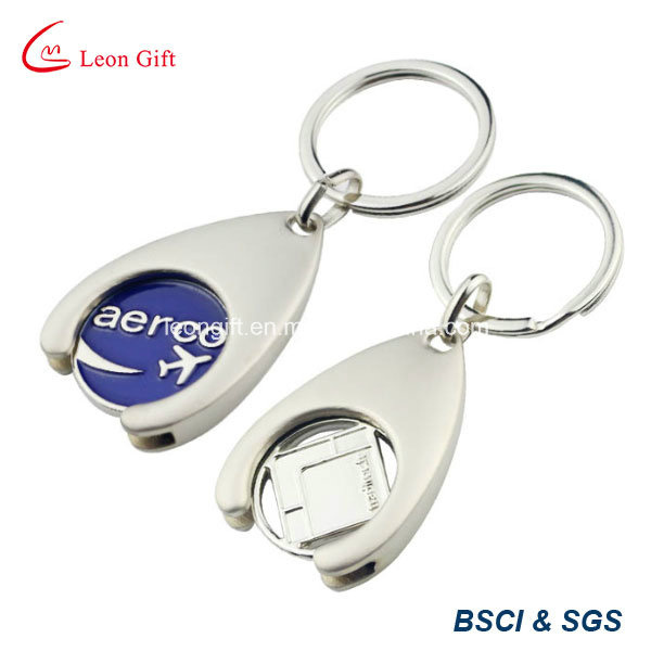 Shipping Cart Trolley Coin Keychain