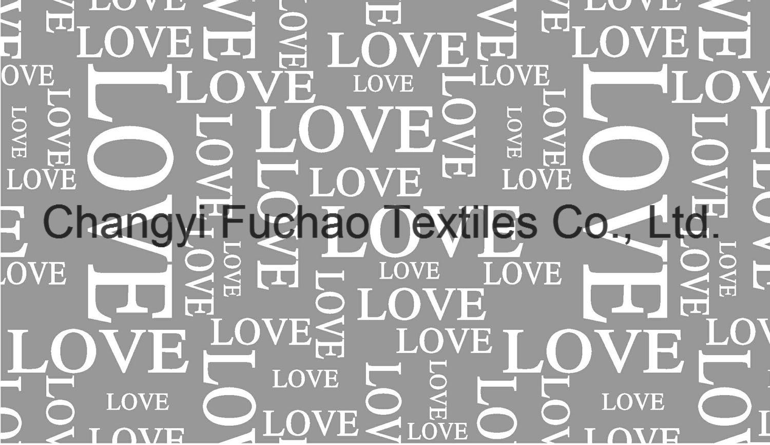 100% Microfiber Printed Bedding Set Used for Home