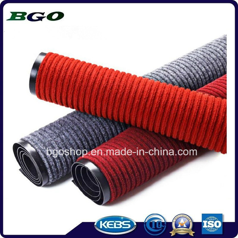 Best Quality 100% Polyester Stripe Carpet Door Mat