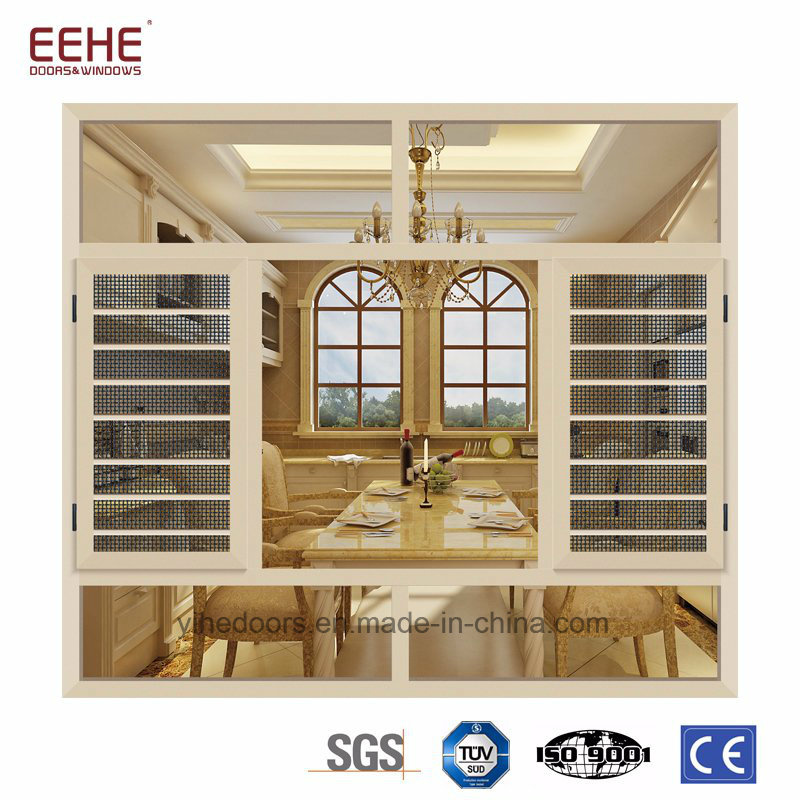 Soundproof Building Aluminium Windows with Mosquito Net