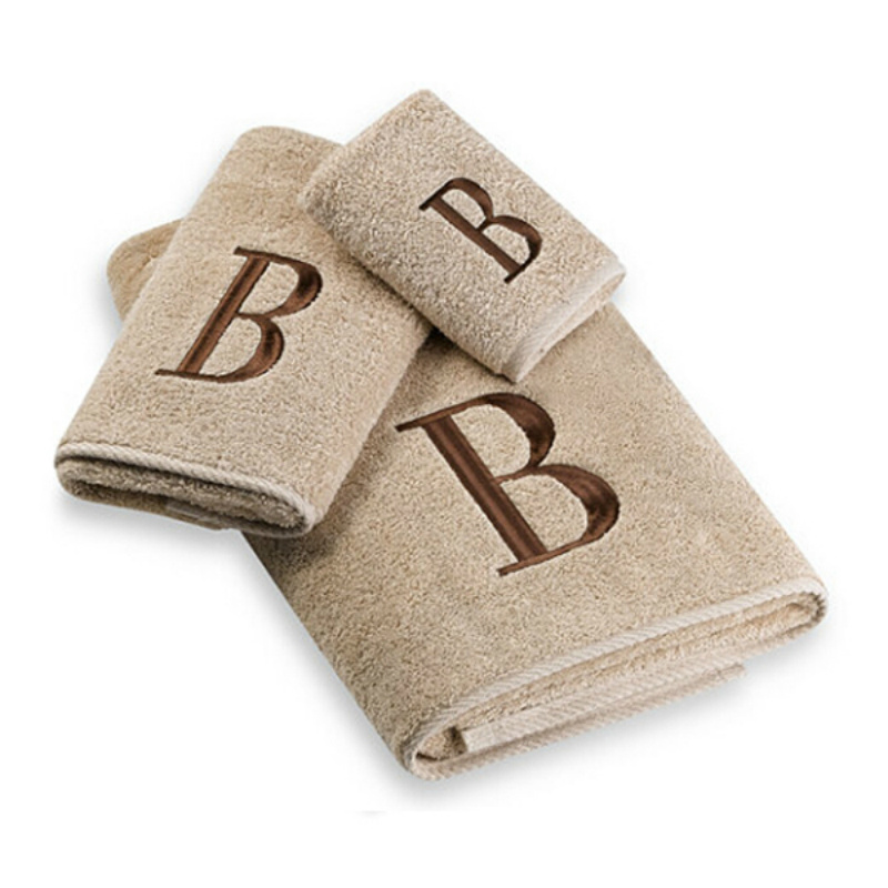 Embroidery Hotel Cotton Towel Supplies with Custom Logo