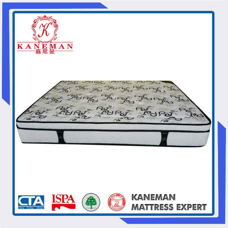 2016 Hot Selling King Size Rolled Pocket Spring Mattress in a Box