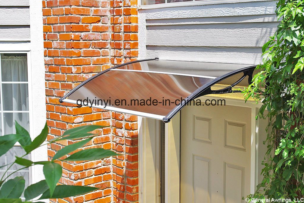 DIY Clear Polycarbonate Awning for Door Window House Canopy UV Protected (YY1000-N)