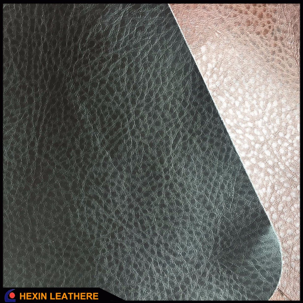 Lychee Grain Flame Retardant Synthetic PU Leather for Sofa Making Hx-F1720