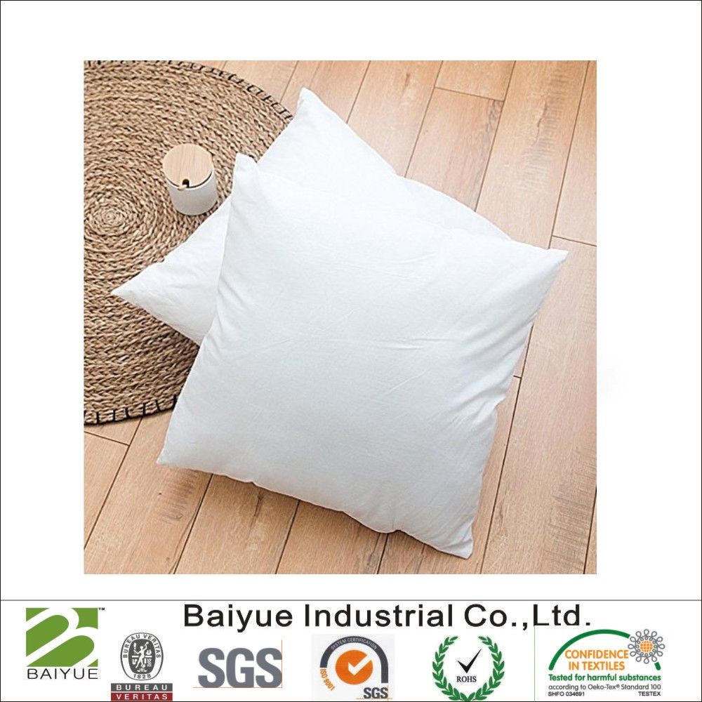 Best Selling White Rectangle Polyester PP Cotton Throw 18X18 Pillow